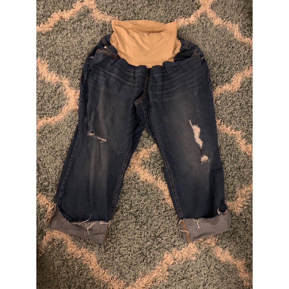 Motherhood Maternity Cropped Jeans